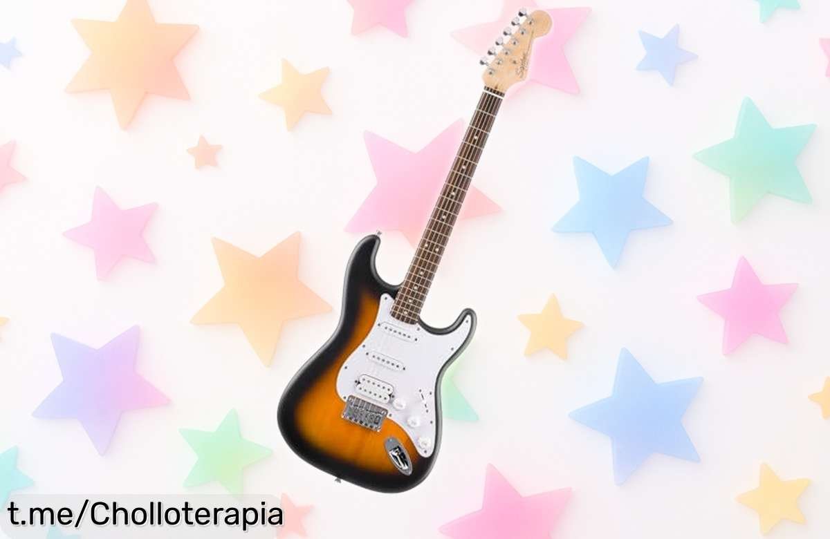 Guitarra eléctrica Fender Squier Debut HT HSS, el ofertón que necesitas para empezar a tocar sin complicaciones y disfrutar del sonido Strat clásico como un profesional.