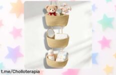 Hamaca colgante Flintronic para peluches y juguetes: gran diseño que organiza y decora, ¡ofertón a precio loco! No la dejes escapar y transforma el cuarto en un lugar genial.