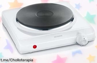 Hornillo de mesa Severin KP 1091 a precio loco, ideal para cocinar rápido y fácil en cualquier rincón. ¡No te lo pierdas, llegarán volando!