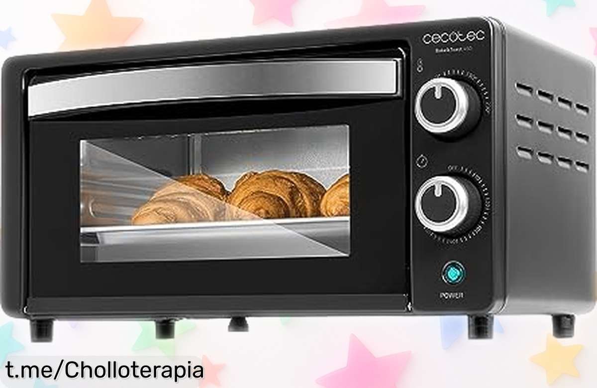 Horno de sobremesa Cecotec Bake&Toast 1090, la cocina rápida que estabas esperando a precio muy bajo: ¡disfruta de deliciosos platillos sin complicaciones y sorpréndete!