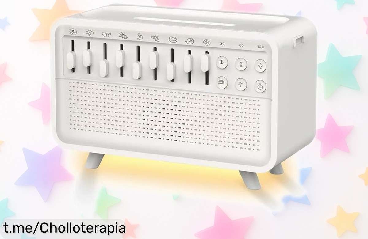 Humidificador 4 en 1 con luz nocturna y sonidos relajantes BORDEAG a precio de ganga, ideal para dormir mejor y disfrutar de un ambiente tranquilo que te hará sentir increíble.