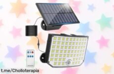 Ilumina tu jardín con las luces solares KagoLing 256 LED: resistencia y comodidad en un super chollo que no querrás dejar escapar. ¡Hazlo brillar ahora!