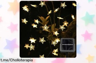 Ilumina tus noches con las mágicas luces solares Ninonly de 14 metros: un ofertón que transformará cada rincón en pura celebración. ¡No te quedes sin ellas!