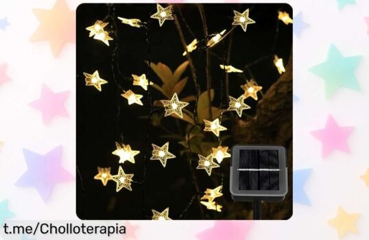 Ilumina tus noches con las mágicas luces solares Ninonly de 14 metros: un ofertón que transformará cada rincón en pura celebración. ¡No te quedes sin ellas!