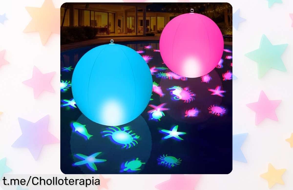 Ilumina tus noches de verano con las luces flotantes solares Luxfero, un ofertón mágico que hará de cada chapuzón una experiencia única y divertida.