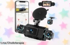 Impactante dashcam GOHHDL con 4 cámaras y avisos de accidentes, precio rebajado para que te sientas seguro al volante. ¡Aprovecha esta oportunidad única ya!