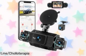 Impactante dashcam GOHHDL con 4 cámaras y avisos de accidentes, precio rebajado para que te sientas seguro al volante. ¡Aprovecha esta oportunidad única ya!