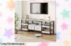 Impactante mueble para TV con diseño industrial, 2 cajones y espacios para todo lo que amas, aprovecha este ofertón único que embellecerá tu salón ¡No te quedes sin el tuyo!