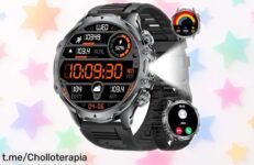 Impactante smartwatch para hombre con pantalla gigante y batería de 800 mAh, ahora a un precio increíble que no volverás a ver ¡Hazte con el tuyo antes de que se agote!