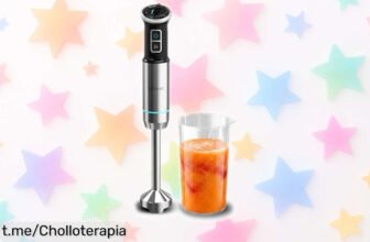 Impresionante batidora de mano Cecotec Power Neutron 1100MAX con cuchillas de titanio, ¡super chollo para convertirte en un chef sin esfuerzo!