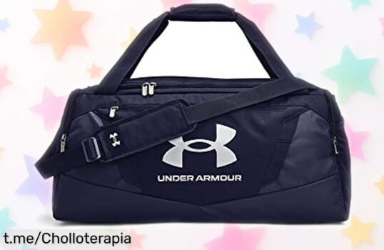 Impresionante bolsa de deporte Under Armour Undeniable 5.0: chollo espectacular, resistente al agua y con bolsillos para llevar todo lo que necesitas ¡No te quedes sin ella!