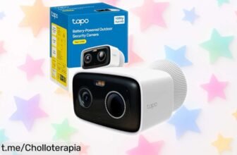 Impresionante cámara WiFi Tapo C400 para exteriores, con batería de 180 días y visión nocturna a color: ¡captura cada detalle sin complicaciones ni líos!