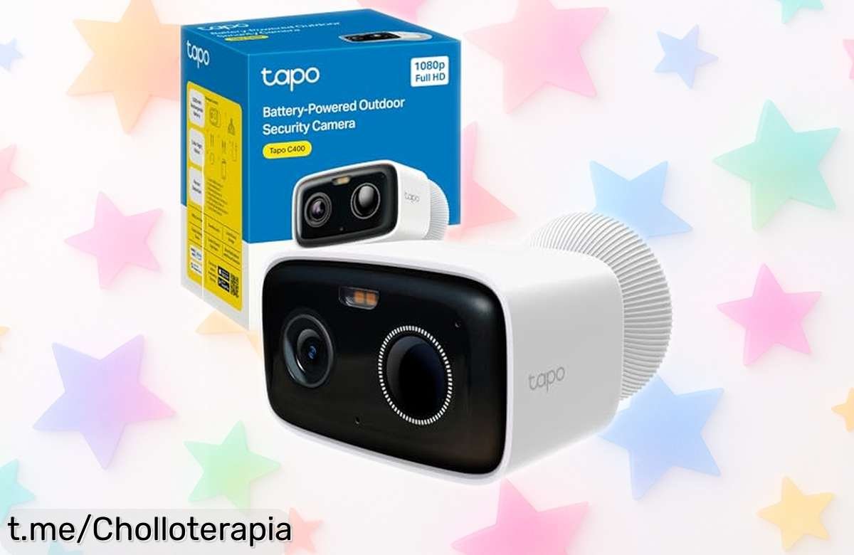 Impresionante cámara WiFi Tapo C400 para exteriores, con batería de 180 días y visión nocturna a color: ¡captura cada detalle sin complicaciones ni líos!