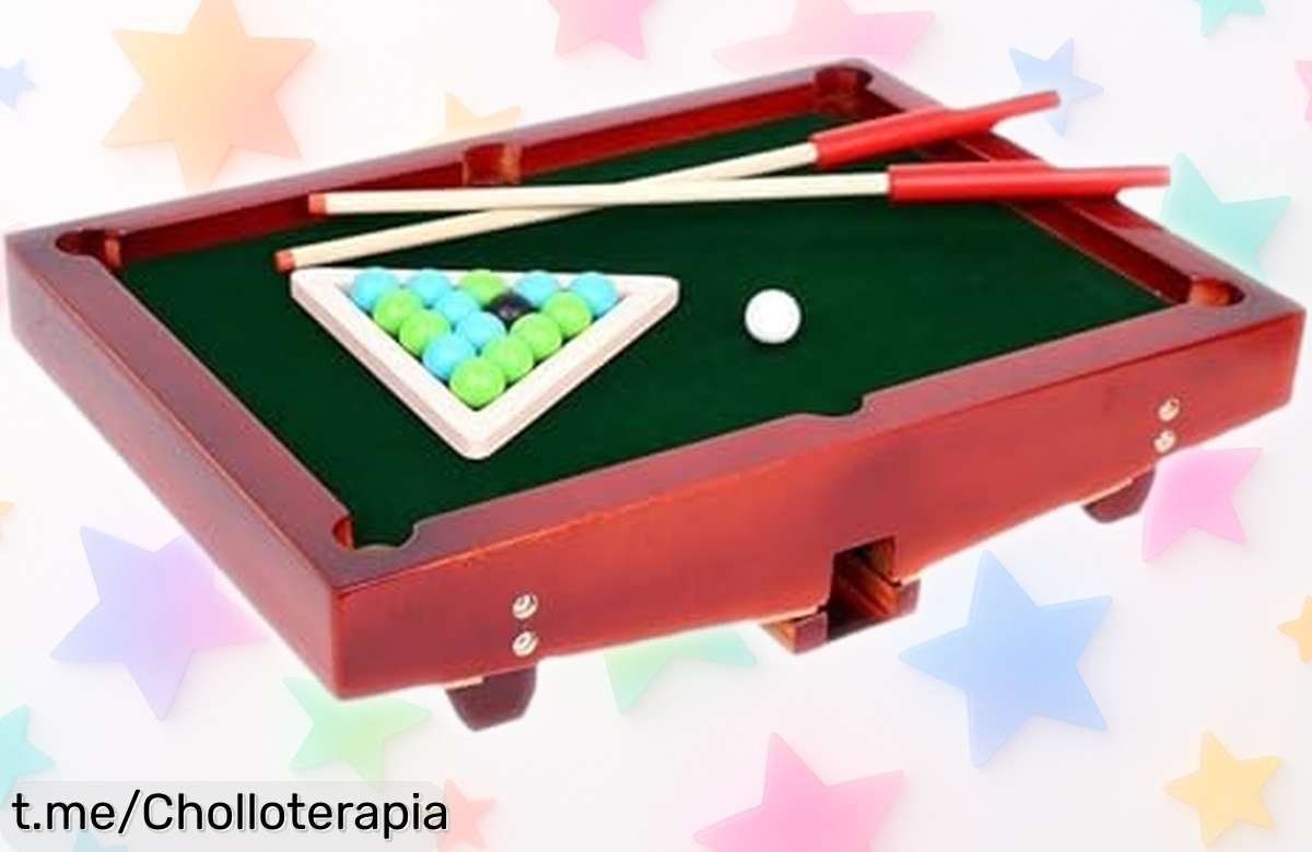 Impresionante mesa de billar mini YueShengYCHUANG, perfecta para disfrutar en casa u oficina y ¡con un precio ridículo que no volverás a ver! Hazla tuya ahora y sorprende a todos.