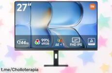 Impresionante monitor de 27” Xiaomi A27i con pantalla FHD y 144Hz, garantía de calidad en cada juego; ¡aprovéchalo ya antes que se acabe este ofertón!