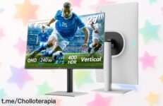 Impresionante monitor gaming KTC de 27 pulgadas a un precio de risa: ¡disfruta de una fluidez extrema para tus juegos y monta el setup soñado antes que se agote!