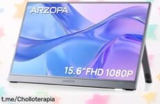 Impresionante pantalla portátil ARZOPA de 15.6'' FHD: chollazo que brilla por su rebaja, ¡disfruta de imágenes increíbles en cualquier lugar y lúcete donde vayas!