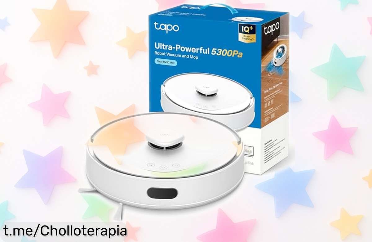 Impresionante robot aspirador Tapo RV30 MAX con mapeo láser y súper succión, ¡es el momento de darle un respiro a tu limpieza! No dejes pasar esta oferta irresistible.