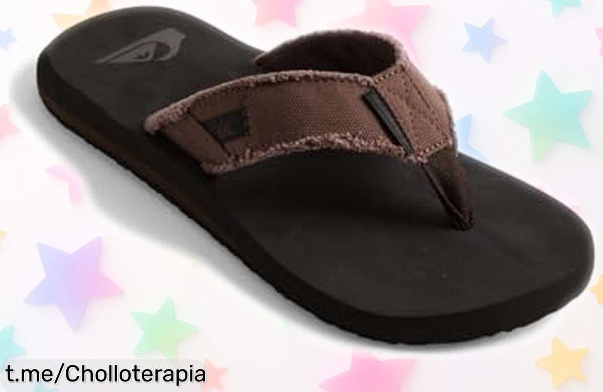 Impresionante sandalia Quiksilver Monkey Abyss con correa segura y diseño versátil, ¡ahora a un precio que es un auténtico regalo!