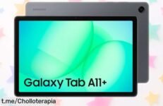 Impresionante tableta Samsung Galaxy Tab A11+ con pantalla de 11” y sonido Dolby: ¡rebajada a un precio loco! Aprovecha este ofertón y disfruta de tus juegos y series al máximo.