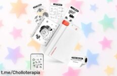 Impresora térmica portátil ORGBRO X3 con Bluetooth a precio de regalo, imprime fotos y etiquetas al instante; no dejes pasar esta oportunidad única para capturar momentos especiales.