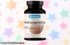 Impulsa tu energía con Ashwagandha Bicentury 625mg, ¡un ofertón de cápsulas que durarán 6 meses! No dejes pasar esta oportunidad y siéntete increíble cada día.