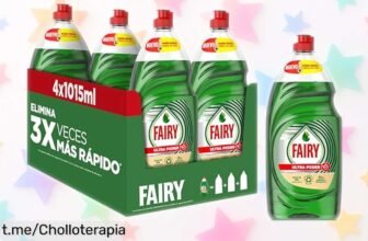Impulsa tu limpieza con el asombroso lavavajillas Fairy Ultra Original en pack de 4, ¡una oferta espectacular que no querrás dejar escapar!