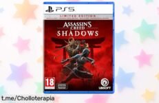 Increíble Assassin’s Creed Shadows edición limitada para PS5, controla personajes únicos y crea tu refugio en Japón, aprovecha este chollazo antes que se acabe