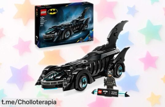 Increíble Batmóvil de LEGO DC Comics para montar, un super chollo lleno de detalles que no puedes dejar pasar: ¡hazlo tuyo y vive la emoción ahora!