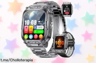 Increíble HIRREO Smartwatch para hombre, batería de 60 días y control de más de 100 deportes a un precio increíblemente bajo, ¡no te lo puedes perder!