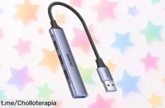 Increíble Hub USB de 4 puertos BENFEI con velocidad de 10Gbps y cable resistente, ¡aprovéchalo ya antes de que desaparezca! Conecta todo al instante y sin complicaciones.
