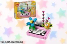 Increíble LEGO Creator 3 en 1: máquina de escribir, teclado musical y maceta con bolígrafo a un precio que no te puedes creer. ¡Fomenta la creatividad y diviértete ahora!