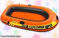 Increíble barco hinchable Explorer Pro200 de Intex, super resistente y suelo firme; ¡aprovecha este ofertón ahora y lánzate a la aventura!