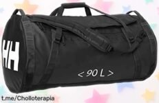 Increíble bolsa de lona que se transforma en mochila Helly Hansen, material waterproof para proteger tus cosas, ¡aprovecha este chollo antes de que desaparezca!