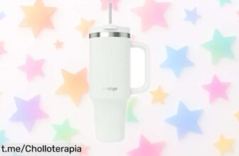 Increíble botella termo Contigo de 1200 ml, mantén tus bebidas frías hasta 29 horas sin goteos; ¡ofertón que no te puedes perder!