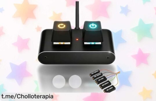 Increíble botón de encendido para PC con carcasa de aluminio y luces RGB a un precio que no puedes dejar pasar, ¡dale ese toque especial a tu setup ya!