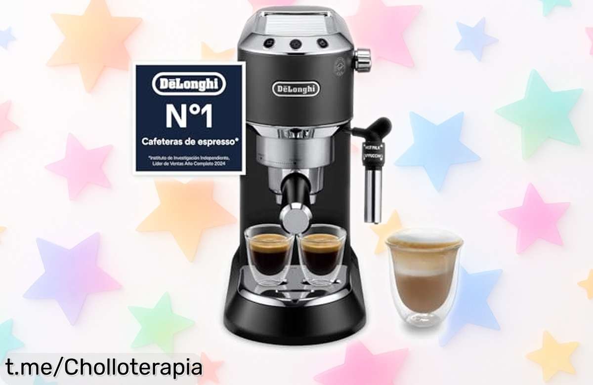 Increíble cafetera espresso De’Longhi Dedica EC685.BK con bomba de acero inoxidable a un precio rebajado, disfruta de tu café cremoso en minutos y siente cada sorbo como un lujo diario.