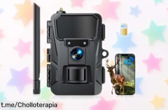 Increíble cámara de vigilancia y vida salvaje WOLFANG 4G LTE con fotos de 48 MP y vídeo en 2K, ¡aprovéchala hoy antes que se acabe!