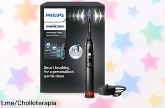 Increíble cepillo eléctrico Philips Sonicare AdvancedClean que limpia a fondo y cuida tu sonrisa, ¡aprovecha este super chollo antes de que se acabe!