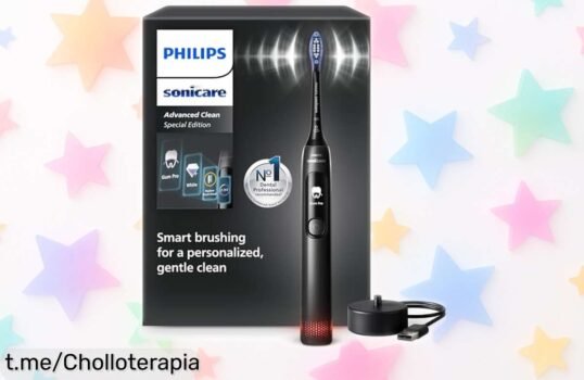 Increíble cepillo eléctrico Philips Sonicare AdvancedClean que limpia a fondo y cuida tu sonrisa, ¡aprovecha este super chollo antes de que se acabe!