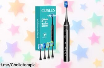 Increíble cepillo eléctrico sónico COSLUS C30, ahora al precio de risa para que cuides tu sonrisa; ¡no te lo pierdas porque las sonrisas felices no esperan!