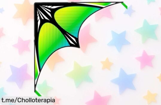 Increíble cometa Delta Grande Flying Hoofer: diversión asegurada para toda la familia con un diseño que brilla en el cielo y risas a raudales. ¡No dejes escapar esta oferta fabulosa!