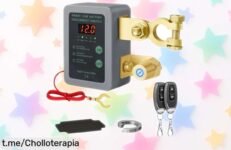 Increíble desconectador de batería Mtchavno 12V 240A con control remoto a 100 metros, ¡evita sorpresas desagradables y llévalo ya por un precio loco!