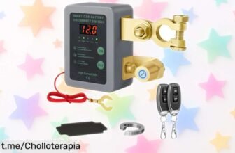 Increíble desconectador de batería Mtchavno 12V 240A con control remoto a 100 metros, ¡evita sorpresas desagradables y llévalo ya por un precio loco!