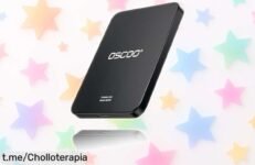 Increíble disco duro SSD portátil de 2 TB para iPhone y Mac a un precio tirado, ¡guarda tus recuerdos volando a 2000 MB/s! Aprovecha este chollazo antes que se agote.