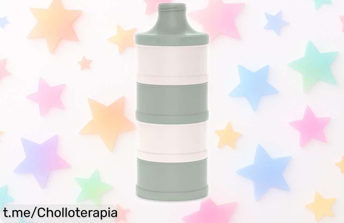 Increíble dosificador apilable Suavinex para leche y snacks con cierre seguro. Aprovéchalo antes de que se agote, ¡el mejor aliado en la rutina del bebé a un precio imbatible!