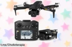Increíble dron Toladrone TD12LCD con cámara y pantalla en el mando, ahora rebajado a un precio de locura. No dejes pasar la oportunidad de volar sin complicaciones y vive la aventura.