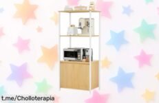 Increíble estante de cocina YITAHOME de 3 niveles que aprovecha cada rincón; soporta mucho y con kit antivuelco ¡No te pierdas este super chollo a precio de escándalo!