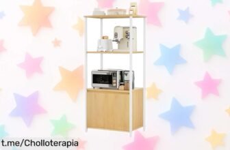 Increíble estante de cocina YITAHOME de 3 niveles que aprovecha cada rincón; soporta mucho y con kit antivuelco ¡No te pierdas este super chollo a precio de escándalo!