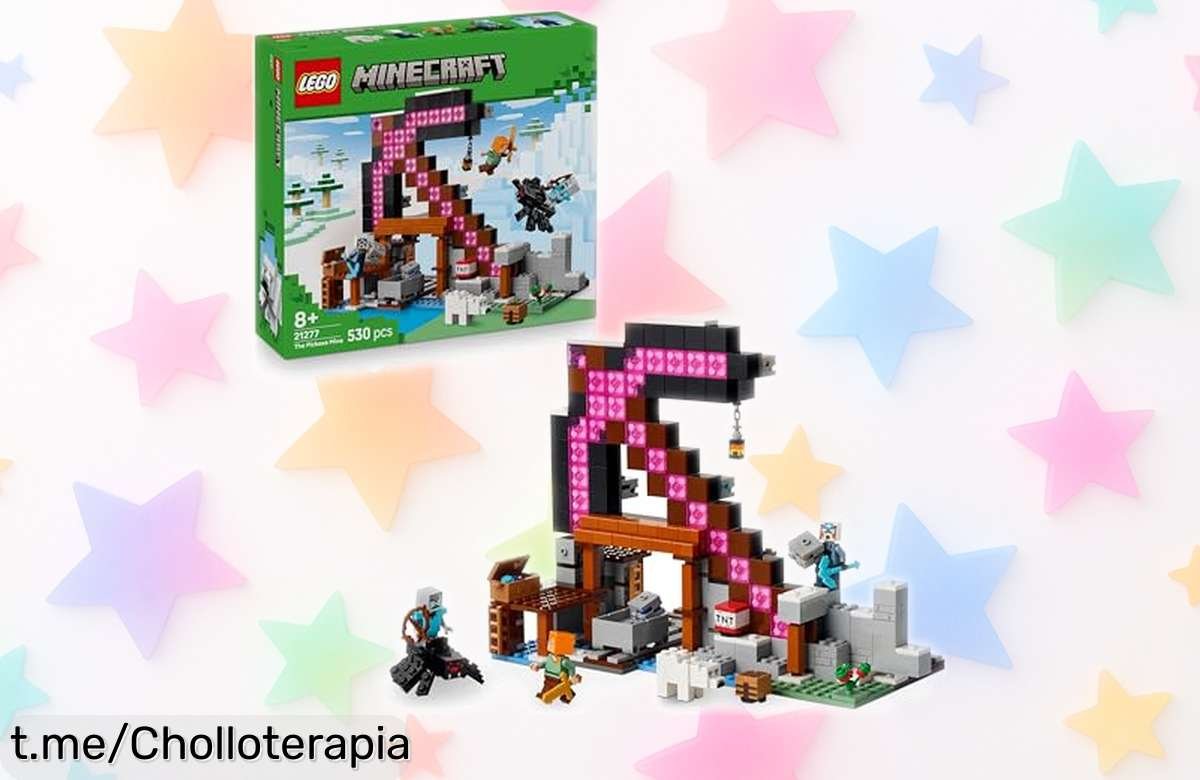 Increíble juego LEGO Minecraft La Mina del Pico a precio súper reducido, perfecto para que construyan aventuras sin parar y compartan risas en familia. ¡No dejes pasar esta oportunidad!